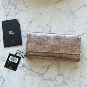 Frye Melissa metallic wallet